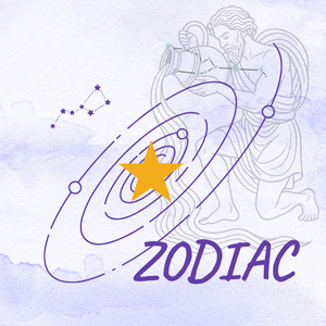 A star with Universe Icon, Zodiac Sign