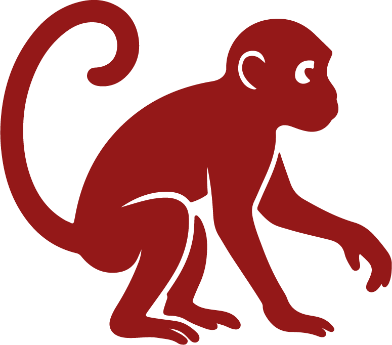 red monkey icon