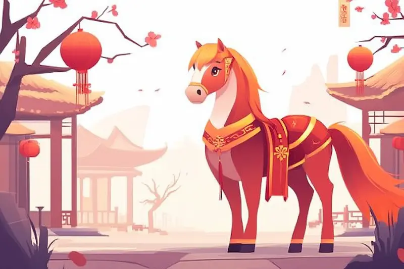 cute cartoon horse year of the horse personality traits