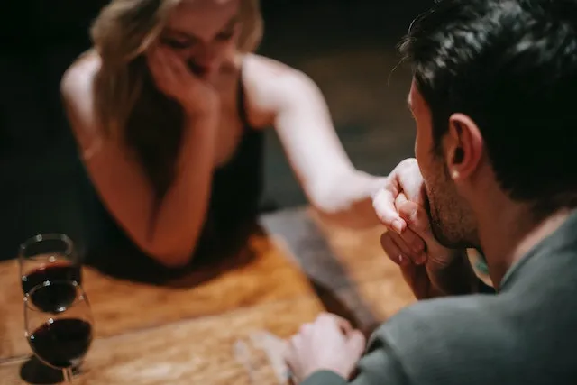 A couple sharing a quiet, affectionate moment, illustrating Gemini's approach to love, communication, and relationship compatibility.