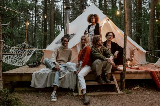 Libra friendships built on trust, harmony, and meaningful social connections among a diverse group of friends.