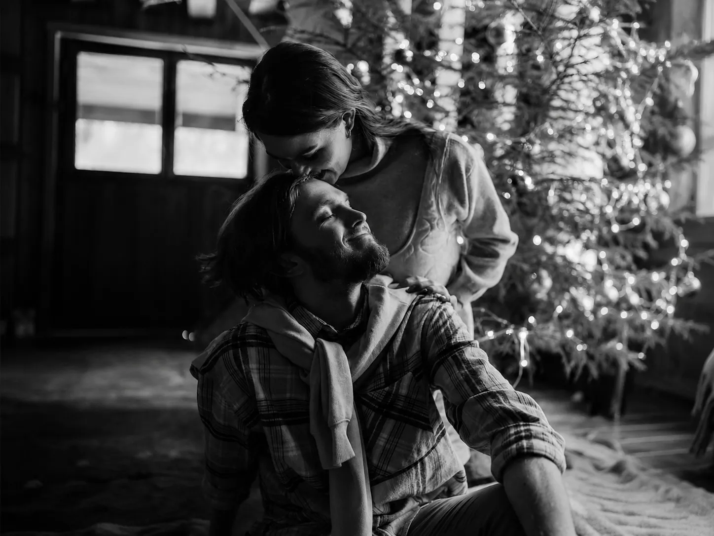 Pisces and Taurus couple sharing a tender moment together, symbolizing gentle affection, emotional security, unwavering loyalty, and a relationship built on trust and lasting devotion.